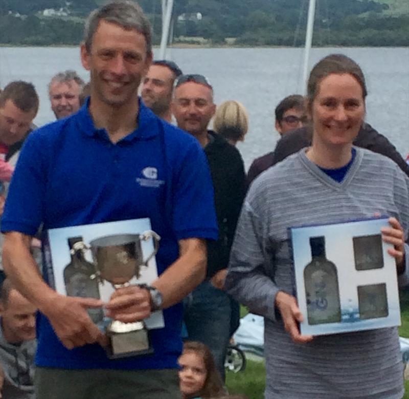 Andy and Sue Flitcroft win the Graduate Northerns at Bass photo copyright John Spittle taken at Bassenthwaite Sailing Club and featuring the Graduate class