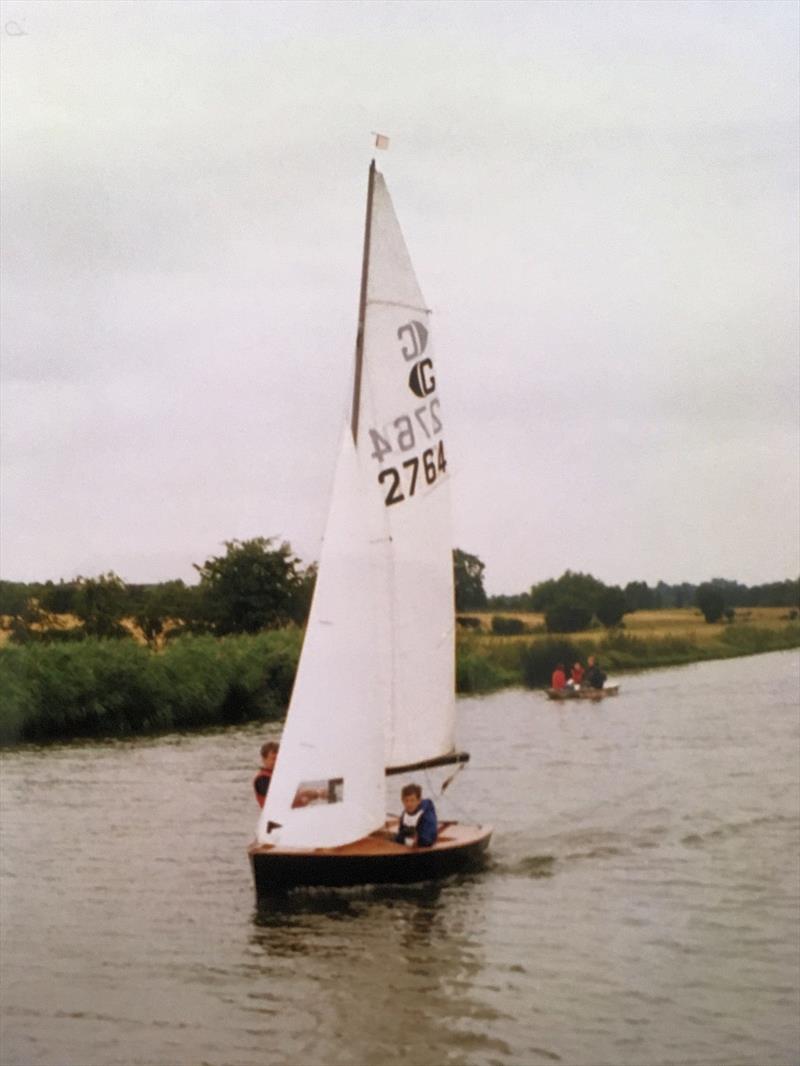 David & James Chandler out in their Graduate photo copyright Chandler archive taken at Tewkesbury Cruising & Sailing Club and featuring the Graduate class