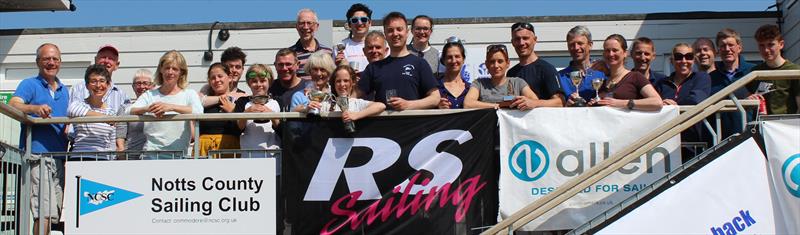 All the Graduate sailors together at Notts County photo copyright Notts County SC taken at Notts County Sailing Club and featuring the Graduate class