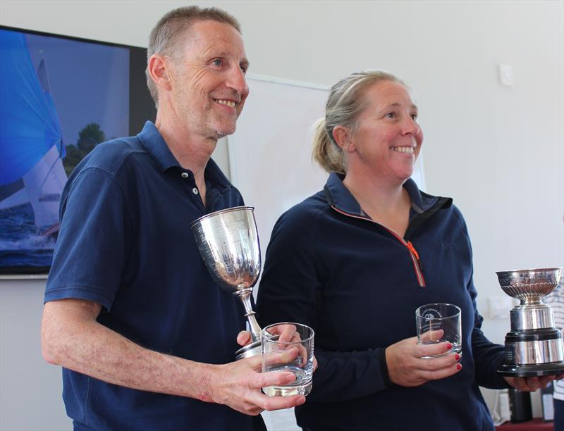John Clementson & Melanie Titmus win the Graduate Nationals at Notts County photo copyright Notts County SC taken at Notts County Sailing Club and featuring the Graduate class