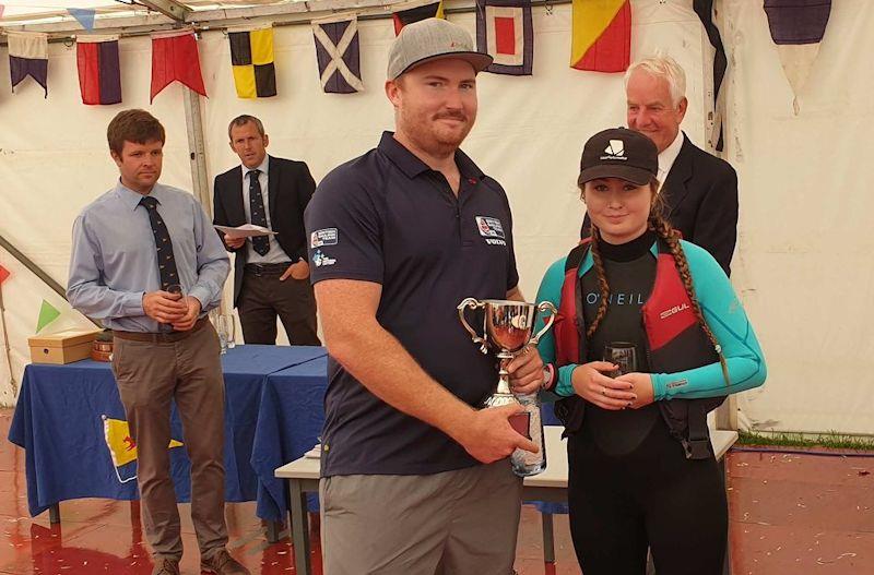 Greg Thomas and Abi Hodge win the Graduate Northern Championship at Bassenthwaite photo copyright Jake Bullit taken at Bassenthwaite Sailing Club and featuring the Graduate class