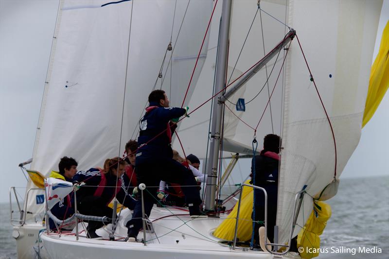 34th Student Yachting World Cup practice day photo copyright Icarus Sailing Media taken at Société des Régates Rochelaises and featuring the Grand Surprise class