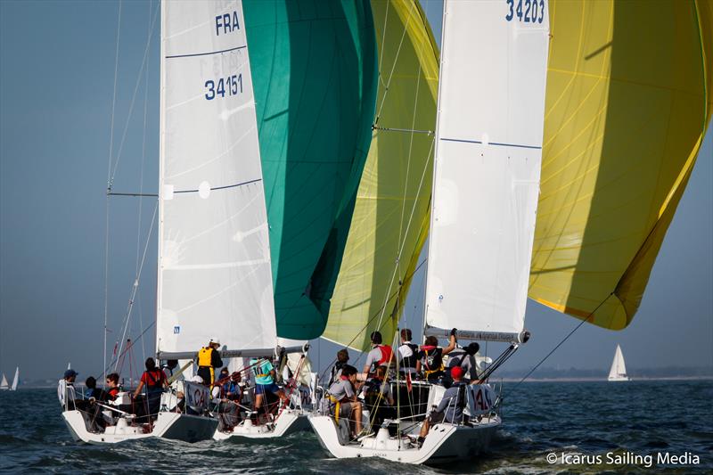 34th Student Yachting World Cup day 2 photo copyright Icarus Sailing Media taken at Société des Régates Rochelaises and featuring the Grand Surprise class