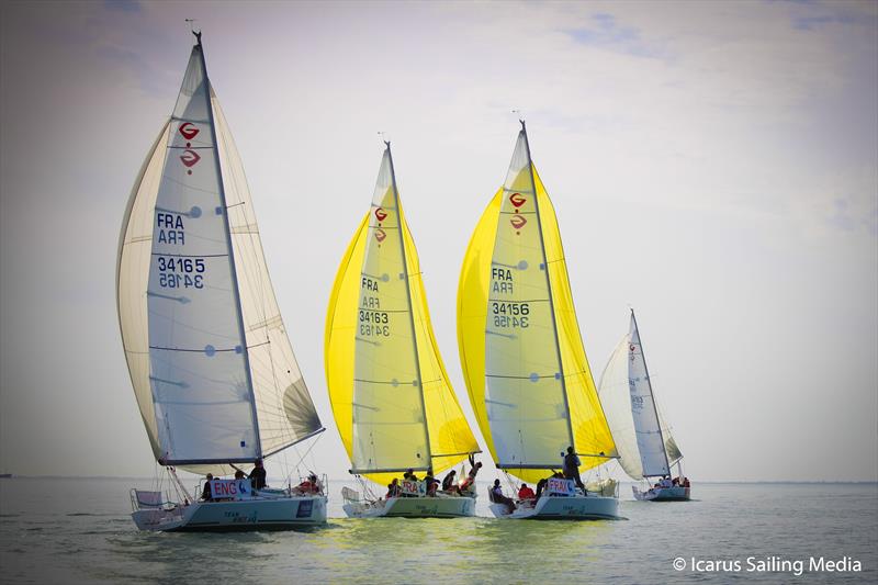 34th Student Yachting World Cup day 4 photo copyright Icarus Sailing Media taken at Société des Régates Rochelaises and featuring the Grand Surprise class