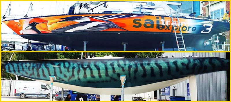 Vinyl Boat Wraps photo copyright Grapefruit Graphics taken at  and featuring the  class
