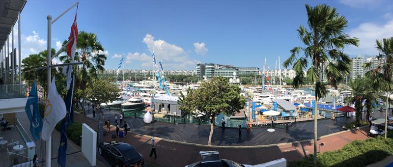 Singapore Yacht Show 2018 photo copyright Guy Nowell taken at ONE15 Marina Club and featuring the  class