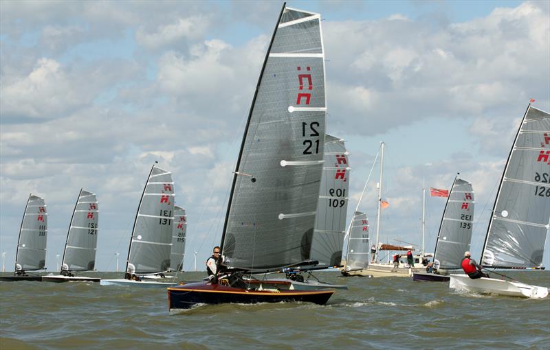 Hadron National Championship at Herne Bay photo copyright Nick Champion / www.championmarinephotography.co.uk taken at Herne Bay Sailing Club and featuring the Hadron class