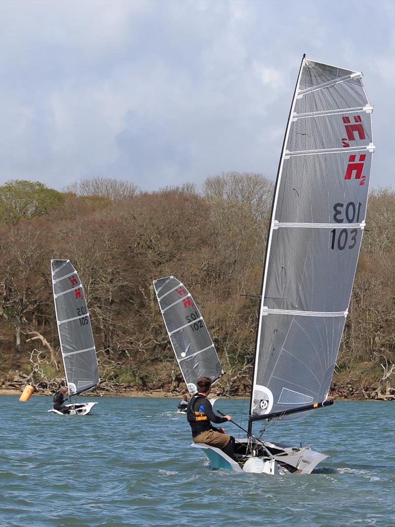 The first ever Hadron H2 Opne at Chichester photo copyright Keith Callaghan taken at Chichester Yacht Club and featuring the Hadron H2 class