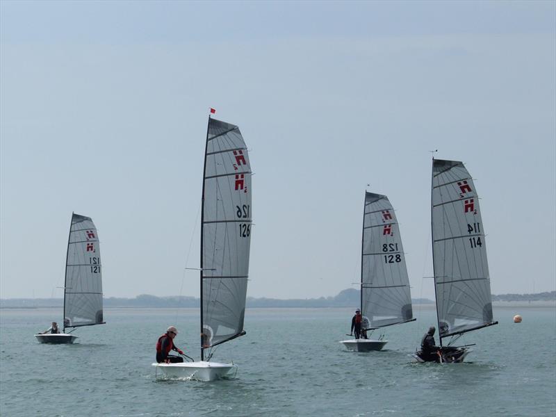 Hadron H2s at Itchenor photo copyright Keith Callaghan taken at Itchenor Sailing Club and featuring the Hadron H2 class