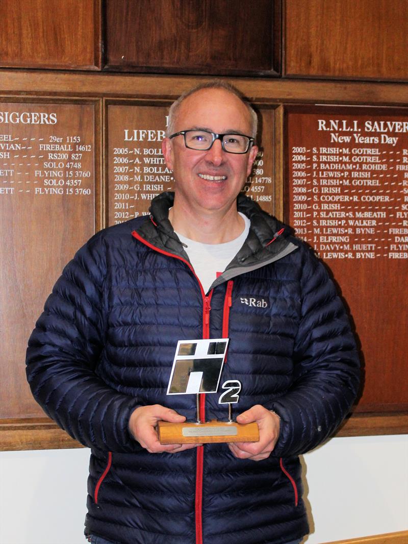 Richard Leftley wins the Hadron H2 Inlands at Draycote photo copyright Keith Callaghan taken at Draycote Water Sailing Club and featuring the Hadron H2 class