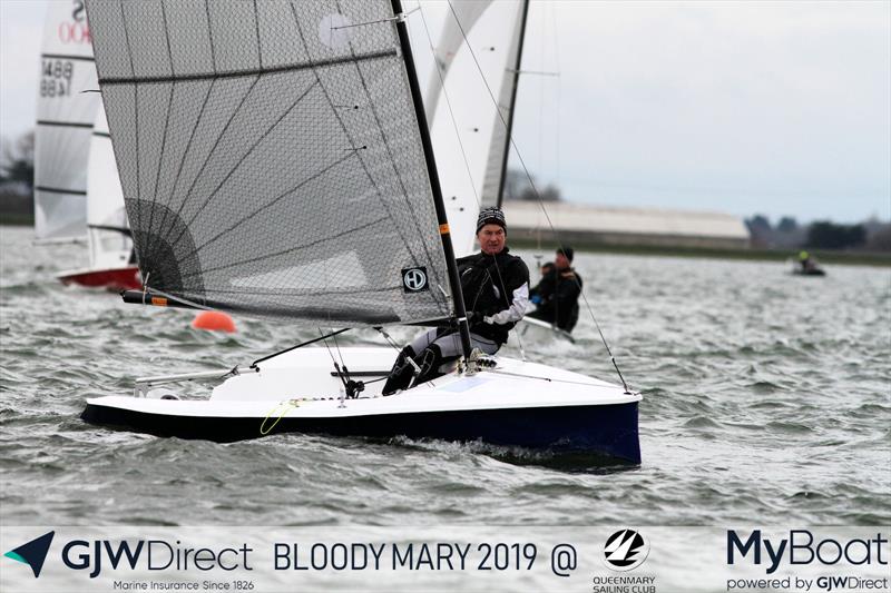 GJW Direct Bloody Mary 2019 photo copyright Mark Jardine taken at Queen Mary Sailing Club and featuring the Hadron H2 class