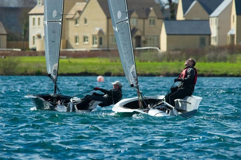 Hadron H2 Midland Championship at South Cerney photo copyright Dave Whittle taken at South Cerney Sailing Club and featuring the Hadron H2 class