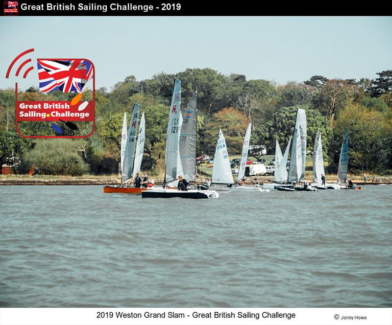 Weston Grand Slam 2019 photo copyright Jonny Howe taken at Weston Sailing Club and featuring the Hadron H2 class