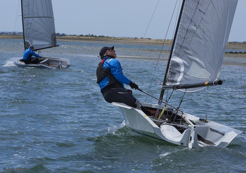 Hadron H2 Open at Itchenor photo copyright Rob O'Neill taken at Itchenor Sailing Club and featuring the Hadron H2 class