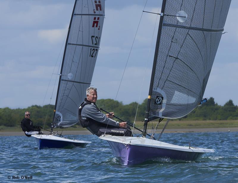 Hadron H2 Open at Itchenor photo copyright Rob O'Neill taken at Itchenor Sailing Club and featuring the Hadron H2 class