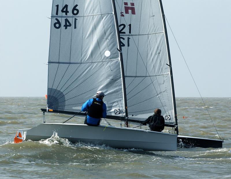 Day 1 of the Hadron H2 Nationals at Herne Bay photo copyright Nick Champion / www.championmarinephotography.co.uk taken at Herne Bay Sailing Club and featuring the Hadron H2 class