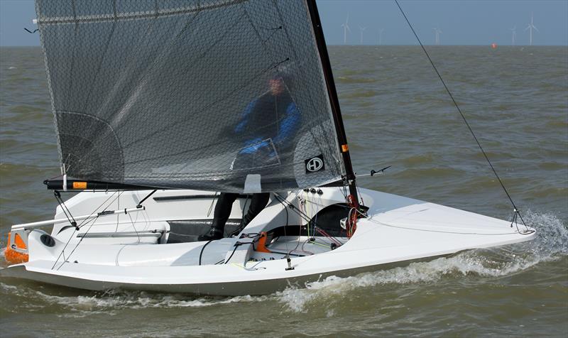 Day 1 of the Hadron H2 Nationals at Herne Bay photo copyright Nick Champion / www.championmarinephotography.co.uk taken at Herne Bay Sailing Club and featuring the Hadron H2 class