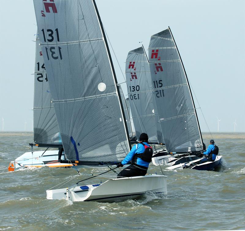Day 1 of the Hadron H2 Nationals at Herne Bay photo copyright Nick Champion / www.championmarinephotography.co.uk taken at Herne Bay Sailing Club and featuring the Hadron H2 class