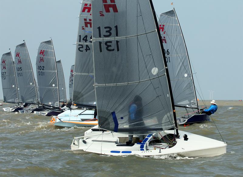 Day 1 of the Hadron H2 Nationals at Herne Bay photo copyright Nick Champion / www.championmarinephotography.co.uk taken at Herne Bay Sailing Club and featuring the Hadron H2 class