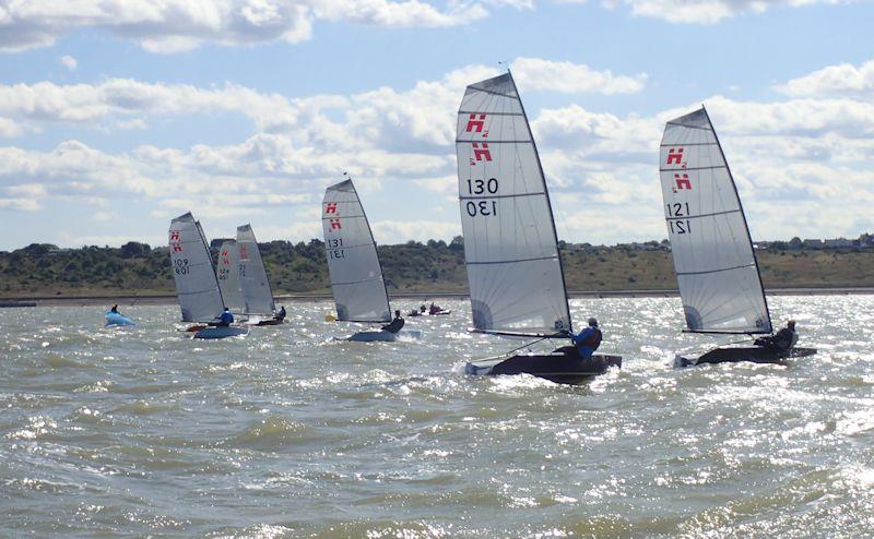 Day 1 of the Hadron H2 National Championship at Herne Bay photo copyright Keith Callaghan taken at Herne Bay Sailing Club and featuring the Hadron H2 class