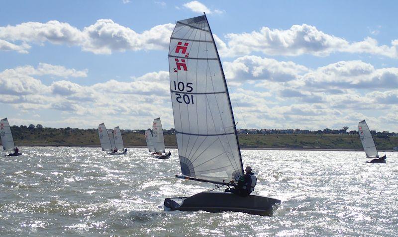 Day 1 of the Hadron H2 National Championship at Herne Bay photo copyright Keith Callaghan taken at Herne Bay Sailing Club and featuring the Hadron H2 class