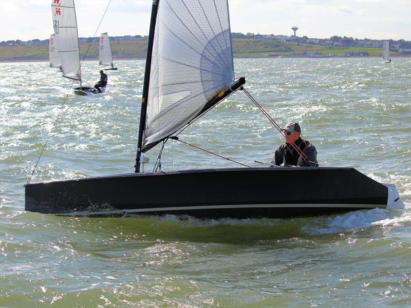 Ian Sanderson in 'Shifty Fades Away', Hadron H2 2018 National Champion photo copyright Keith Callaghan taken at Herne Bay Sailing Club and featuring the Hadron H2 class