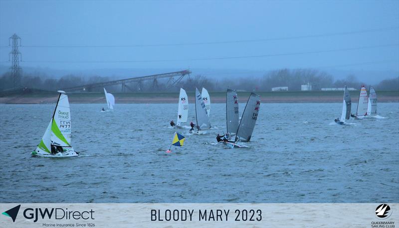 GJW Direct Bloody Mary 2023 photo copyright Mark Jardine taken at Queen Mary Sailing Club and featuring the Hadron H2 class