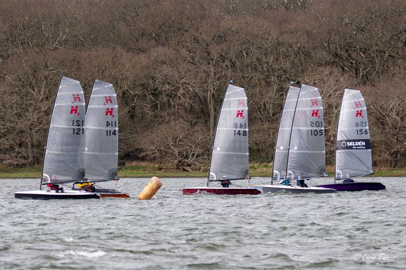 Start during the Chichester Yacht Club Hadron H2 Open photo copyright Chris Turner taken at Chichester Yacht Club and featuring the Hadron H2 class