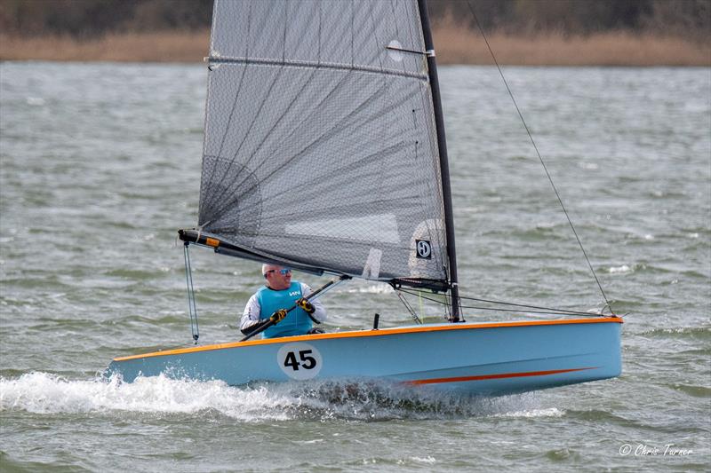 Richard Leftley during the Chichester Yacht Club Hadron H2 Open photo copyright Chris Turner taken at Chichester Yacht Club and featuring the Hadron H2 class