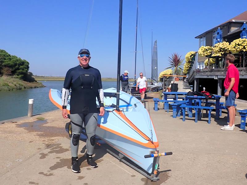 Richard Leftley - winner of the Hadron H2 Open Meeting at Walton & Frinton photo copyright Keith Callaghan taken at Walton and Frinton Yacht Club and featuring the Hadron H2 class