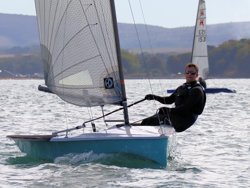 Tim Blackmore, leader after day 1 of the Hadron H2 Nationals at Keyhaven - photo © Keith Callaghan