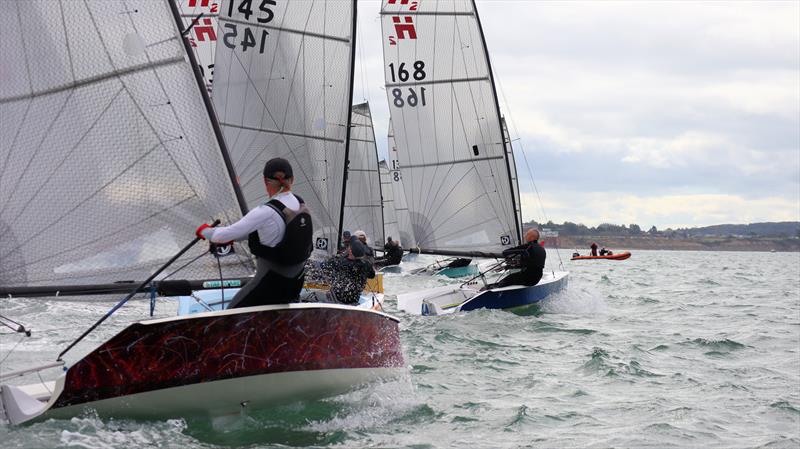  The start of race 5 on day 2 of the Hadron H2 Nationals at Keyhaven - photo © Keith Callaghan