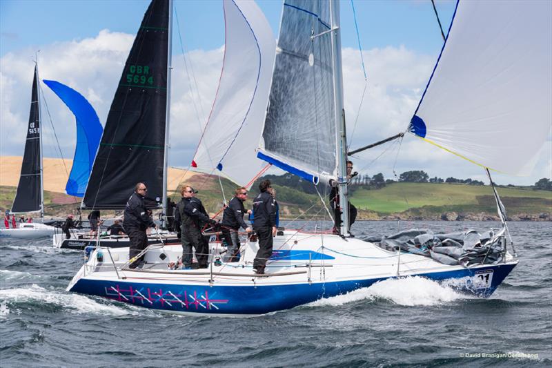 Euro Car Parks Half Ton Classics Cup at Kinsale day 2 photo copyright David Branigan / Oceansport taken at Kinsale Yacht Club and featuring the Half Tonner class