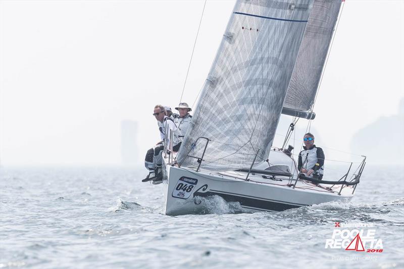 Swuzzlebubble on day 1 of the International Paint Poole Regatta 2018 photo copyright Ian Roman / International Paint Poole Regatta taken at  and featuring the Half Tonner class