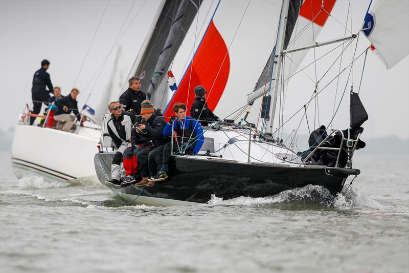 Quokka 9, Half Tonner during HYS Hamble Winter Series Race Week 2 photo copyright Paul Wyeth / Hamble Winter Series taken at Hamble River Sailing Club and featuring the Half Tonner class