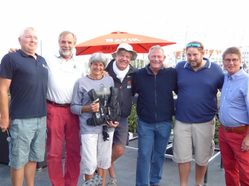 Skippy's Ton receiving the Harken Deckvest Lifejacket - 2018 Half Ton Classics Cup - Day 2 - photo © Fiona Brown