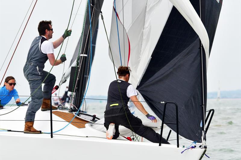 Fast Lines Half Ton Classics Cup 2022 in Cowes photo copyright Pit De Jonge taken at  and featuring the Half Tonner class