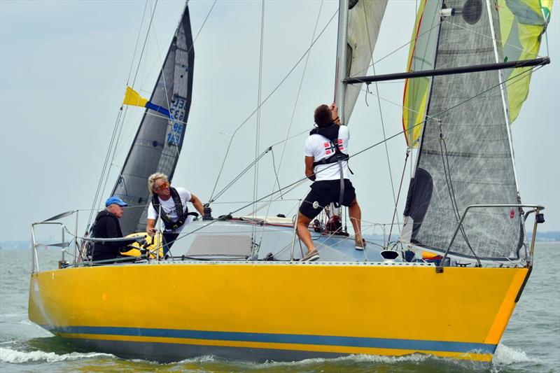 Fast Lines Half Ton Classics Cup 2022 in Cowes photo copyright Pit De Jonge taken at  and featuring the Half Tonner class