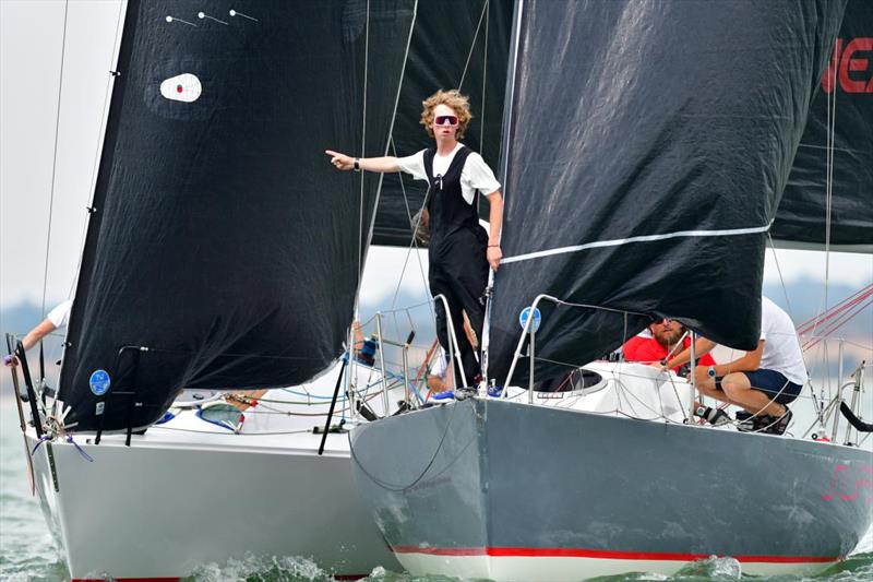 Fast Lines Half Ton Classics Cup 2022 in Cowes photo copyright Pit De Jonge taken at  and featuring the Half Tonner class