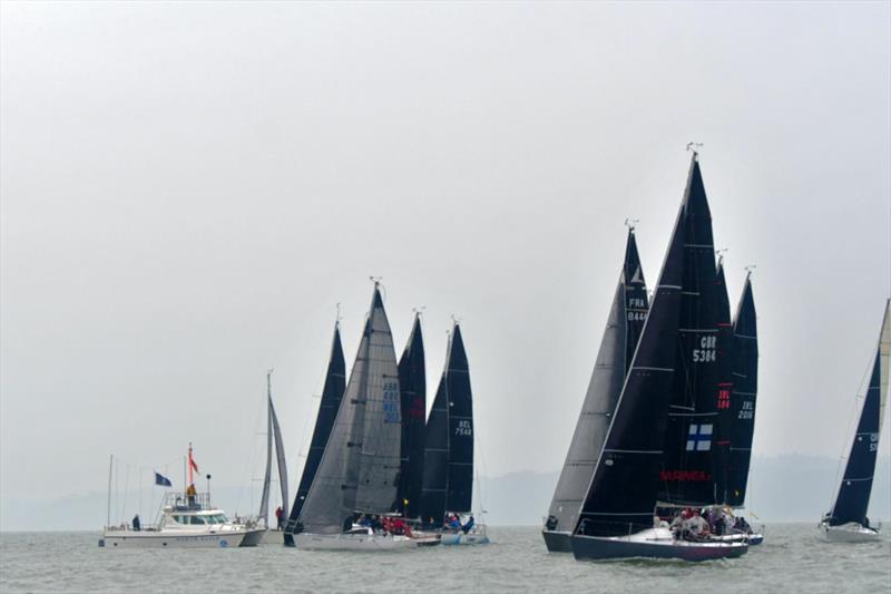 Fast Lines Half Ton Classics Cup 2022 in Cowes photo copyright Pit De Jonge taken at  and featuring the Half Tonner class