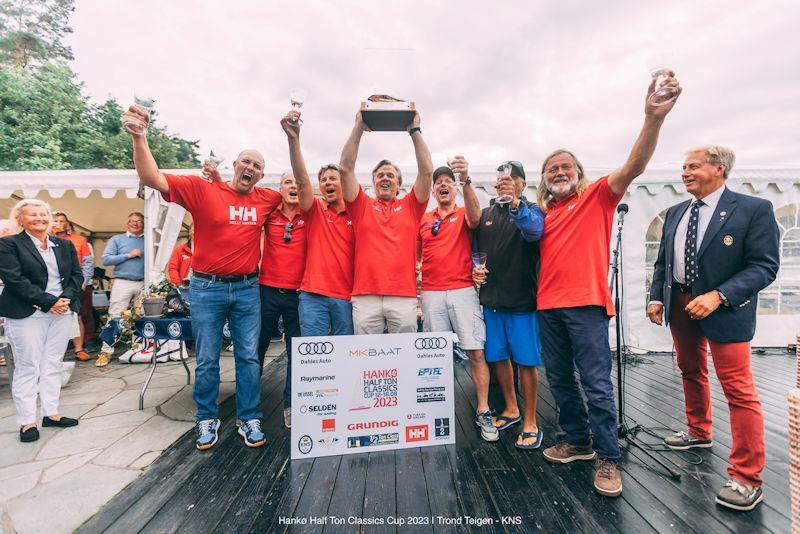 The Evil (winners) - Half Ton Classics Cup 2023 in Norway photo copyright Trond Teigen / KNS taken at Hankø Yacht Club and featuring the Half Tonner class