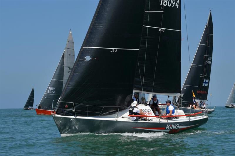 King One on day 1 of the in Advance Half Ton Classic Cup photo copyright Pit De Jonge taken at Koninklijke Yachtclub Nieuwpoort and featuring the Half Tonner class