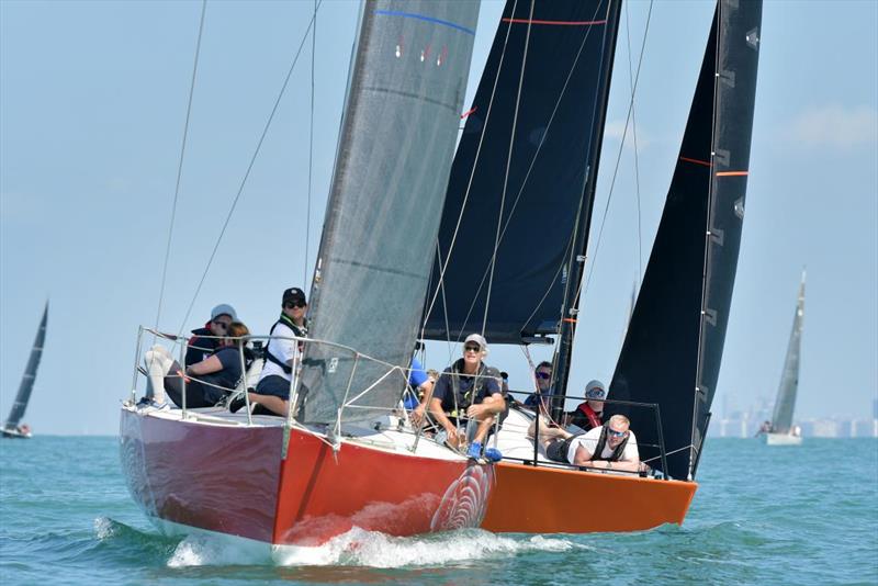 Red Cloud & 2Farr duel on day 1 of the in Advance Half Ton Classic Cup photo copyright Pit De Jonge taken at Koninklijke Yachtclub Nieuwpoort and featuring the Half Tonner class