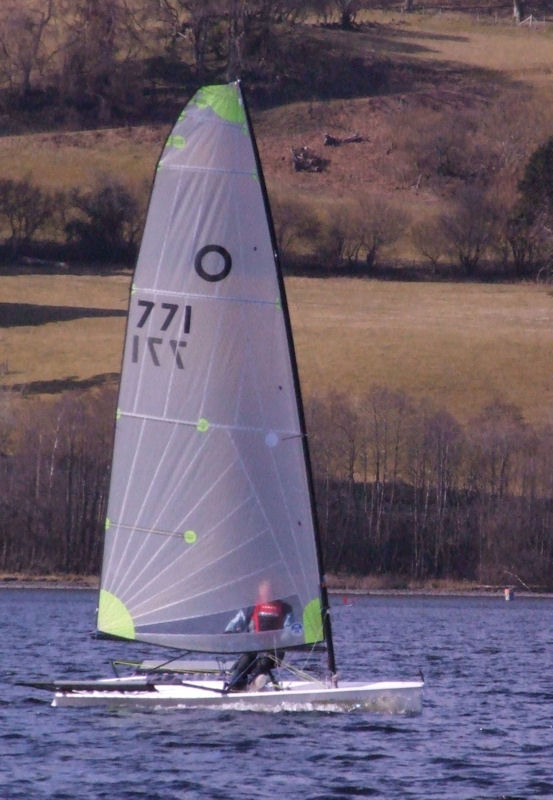 Bala Massacre photo copyright John Hunter taken at Bala Sailing Club and featuring the Halo class