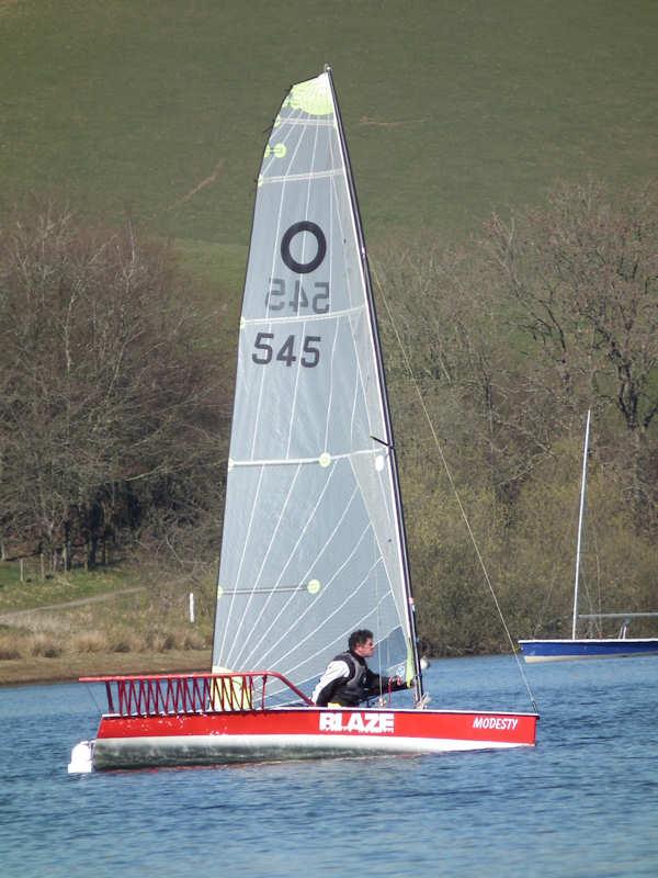 Exmoor Beastie at Wimbleball photo copyright Roger Battersby taken at Wimbleball Sailing Club and featuring the Halo class