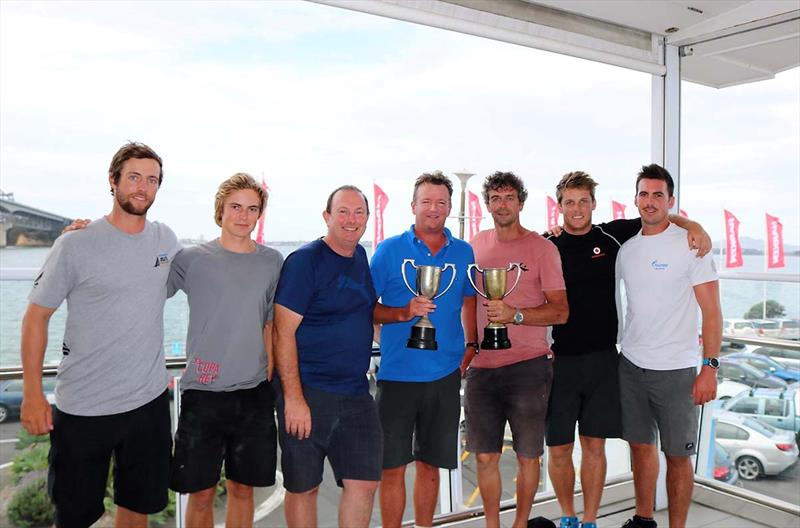 2018 Harken Young 88 National Championship -  L-R  Matt Kempers, Sean Paterson, Hugh Gallaher, Zane Gifford, Steve Broadbent, Stewart Dodson, Will Tiller - photo © Royal New Zealand Yacht Squadron