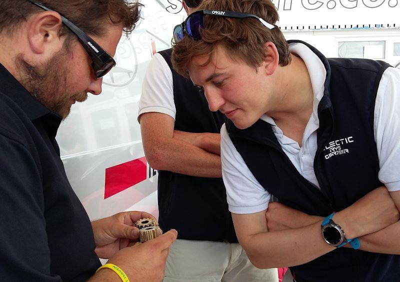 The Harken UK Tech Team attend events such as Cowes Week offering service and support photo copyright Harken UK taken at  and featuring the  class