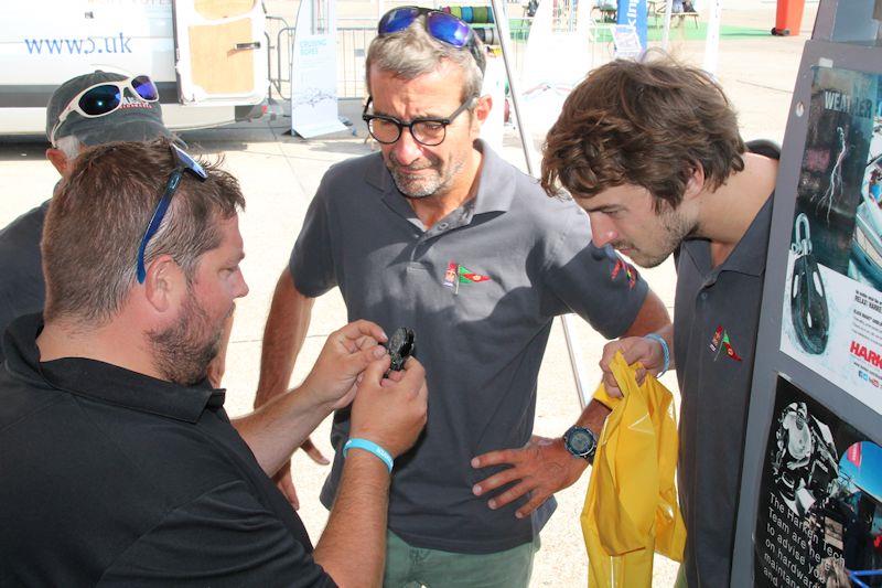 The Harken UK Tech Team attend events such as Cowes Week offering service and support photo copyright Harken UK taken at  and featuring the  class