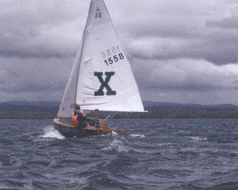 TS16 - Xtremely Sinister - 2004 - Craig Jelfs and Leanne Bilsborough photo copyright Melissa Jelfs taken at Portarlington Sailing Club and featuring the Hartley TS16 class