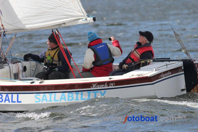 Breeze and sunshine for the Exmoor Beastie photo copyright Mike Rice / www.fotoboat.com taken at Wimbleball Sailing Club and featuring the Hawk 20 class